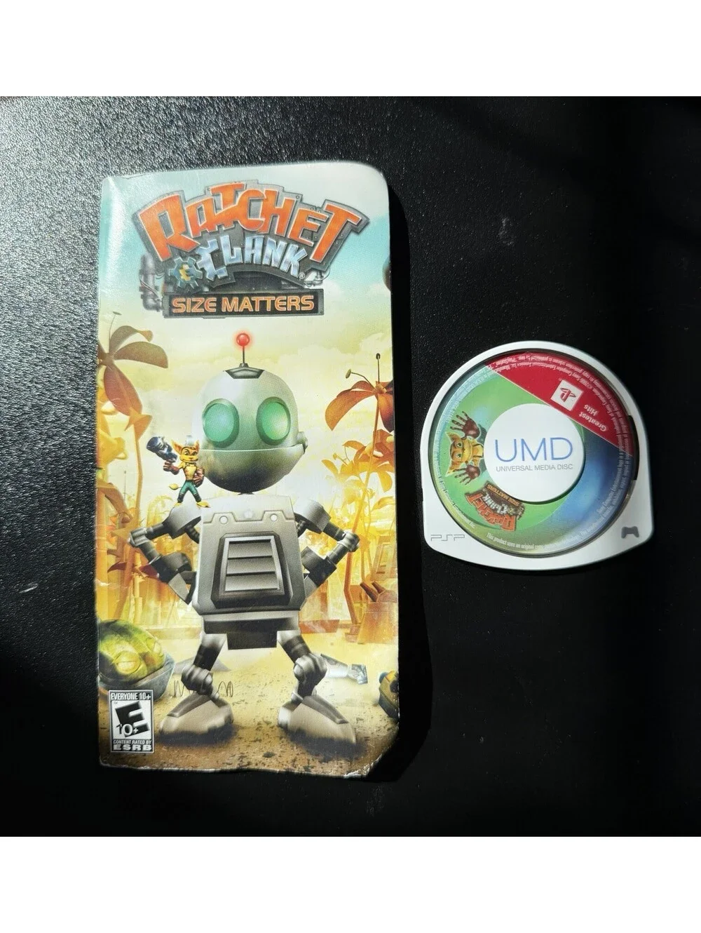 Ratchet & Clank: Size Matters PSP PlayStation Portable 2007 Disc & Manual Works